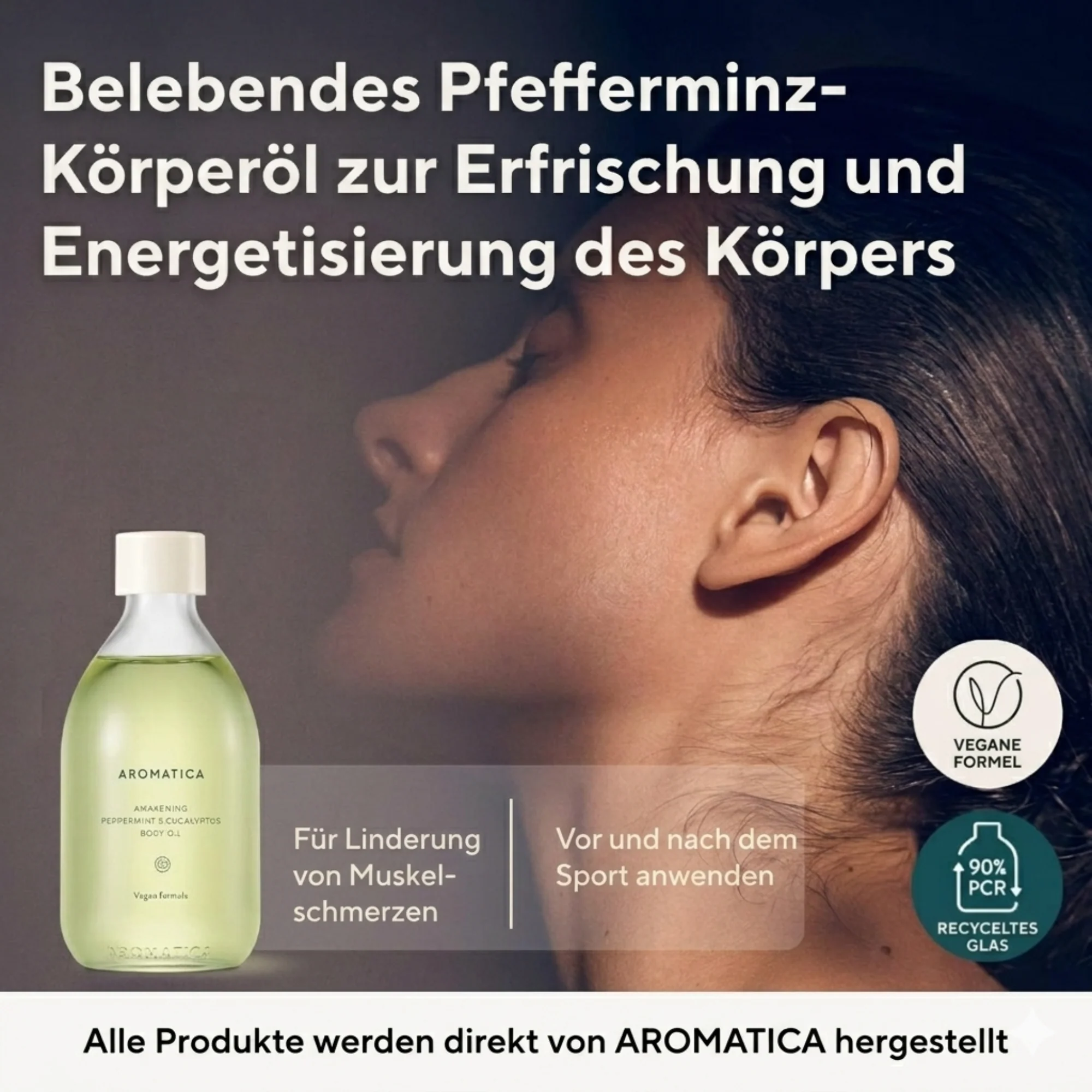 Awakening Body Oil Peppermint & Eucalyptus 100 ml - Image 3