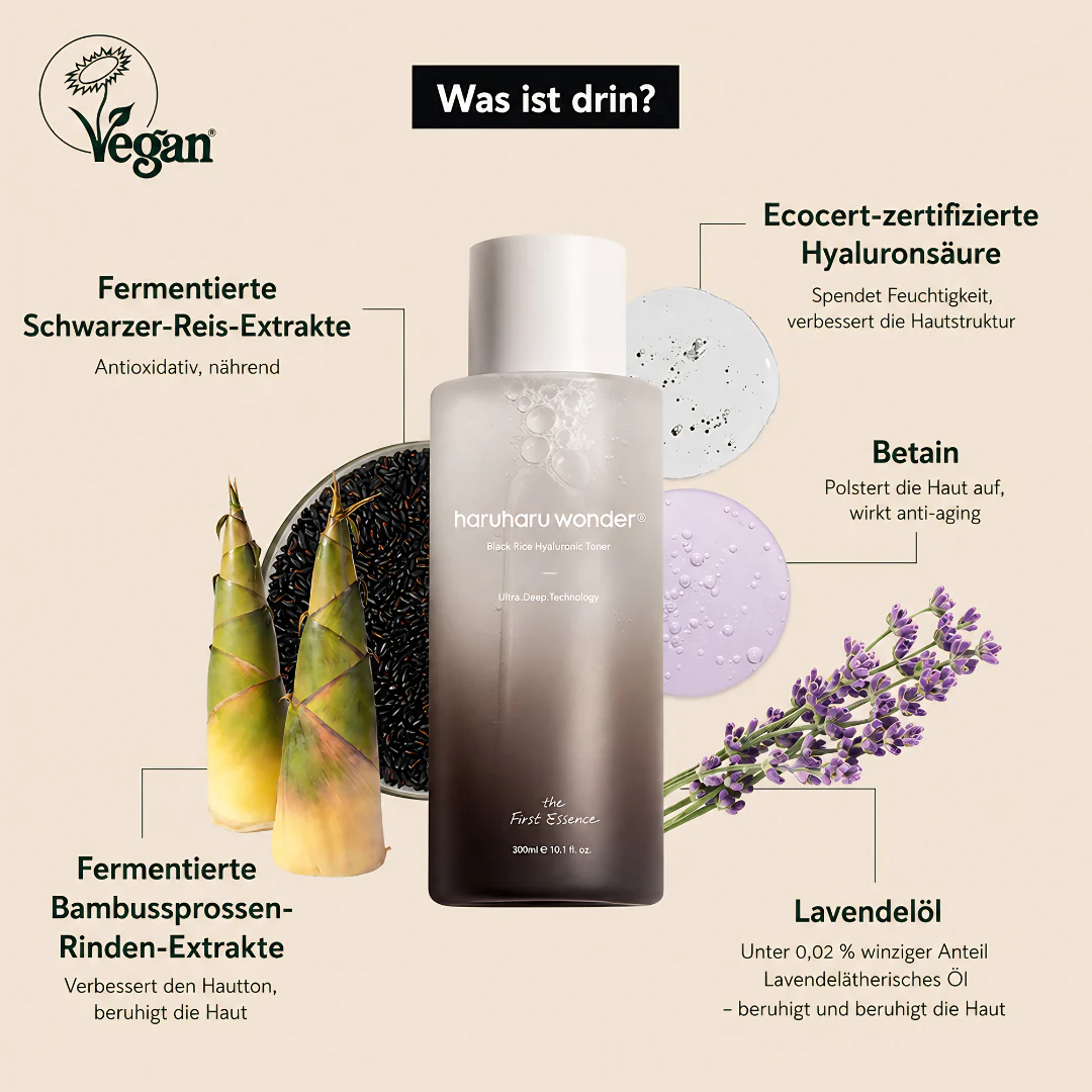Black Rice Hyaluronic Toner 150/300ml - Image 5