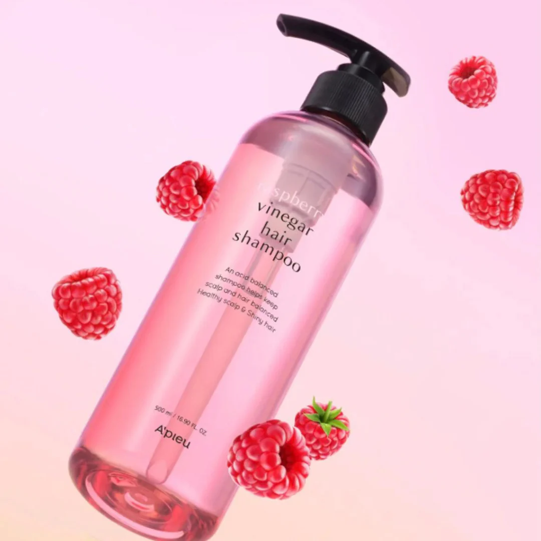 Raspberry Vinegar Hair Shampoo 500 ml - Image 3
