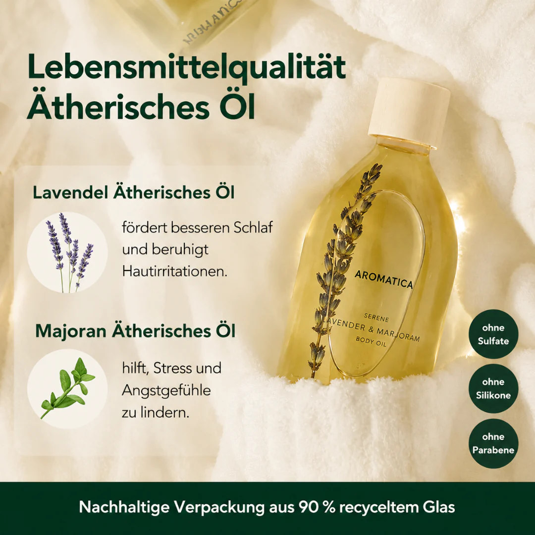 Serene Body Oil Lavender & Marjoram 100 ml - Image 6