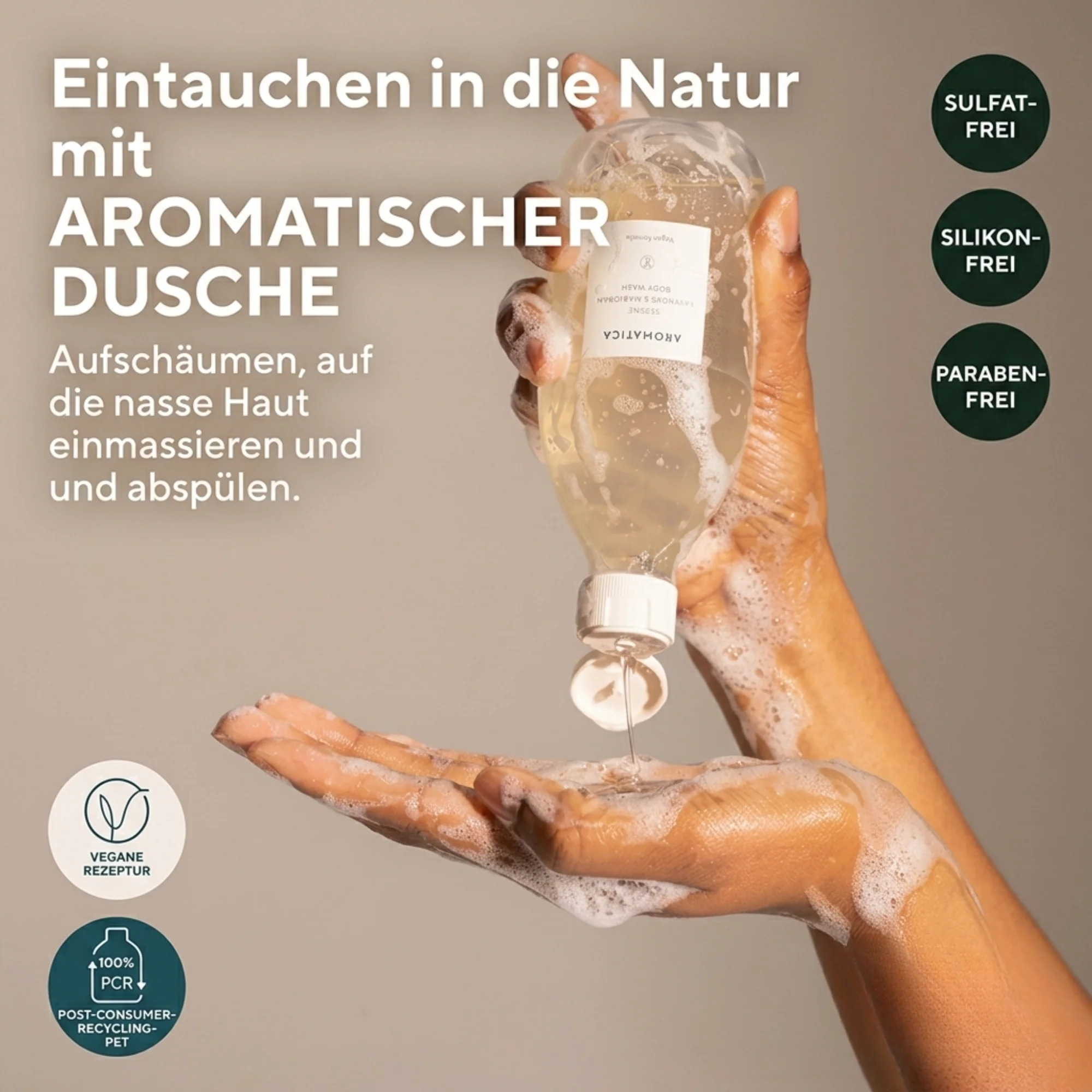Serene Body Wash Lavender & Marjoram 300 ml - Image 3