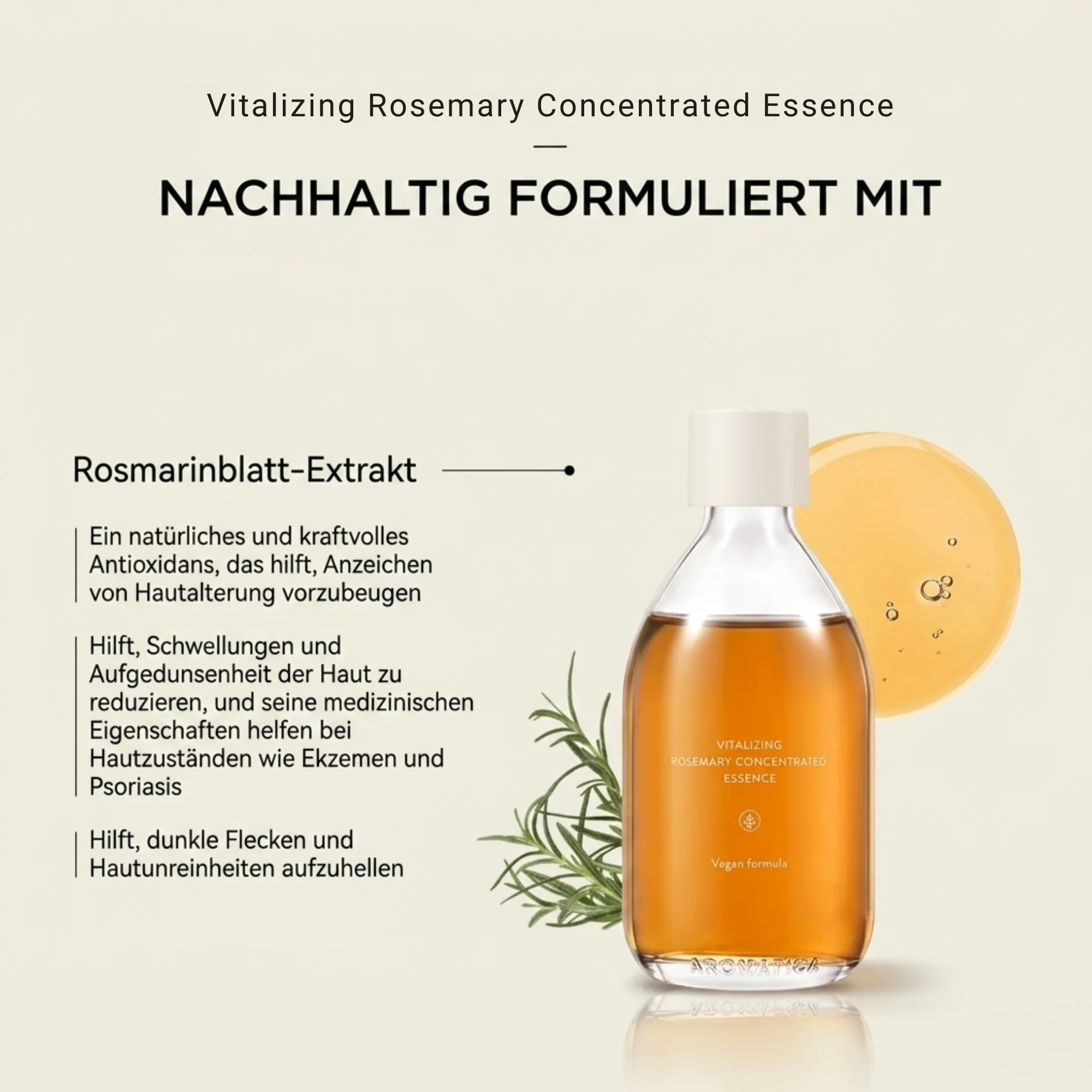 Vitalizing Rosemary Concentrated Essence 100 ml - Image 2